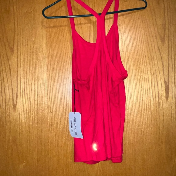 Red Zyia Daphne Tank Top. Size M. Ribbed - Picture 5 of 6